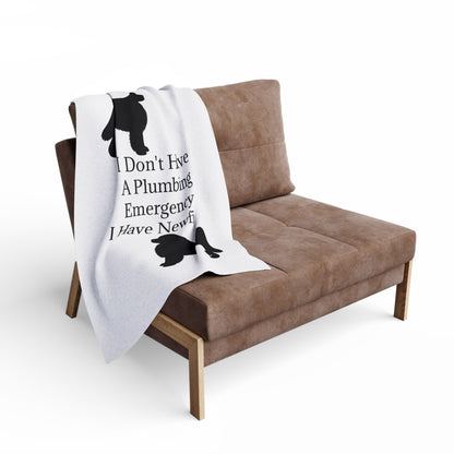 Plumbing Emergency Arctic Fleece Blanket