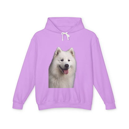 Samoyed Head Unisex Lightweight Hoodie