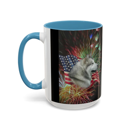 American Malamute 2-Tone Coffee Mug