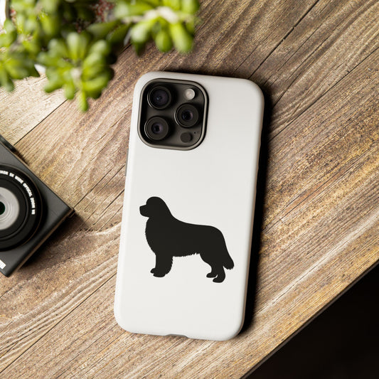 Newfie Silhouette iPhone Case