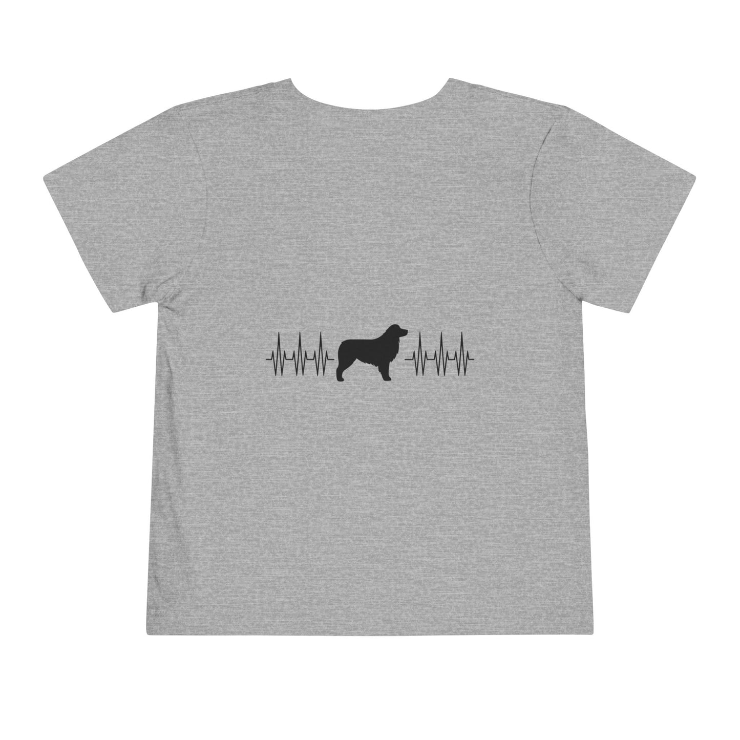 My Heart Beats For Aussies Toddler Unisex Short Sleeve Crewneck Tee