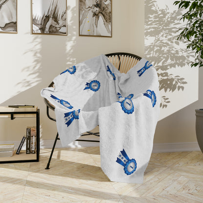 Show Ribbon Velveteen Microfiber Blanket