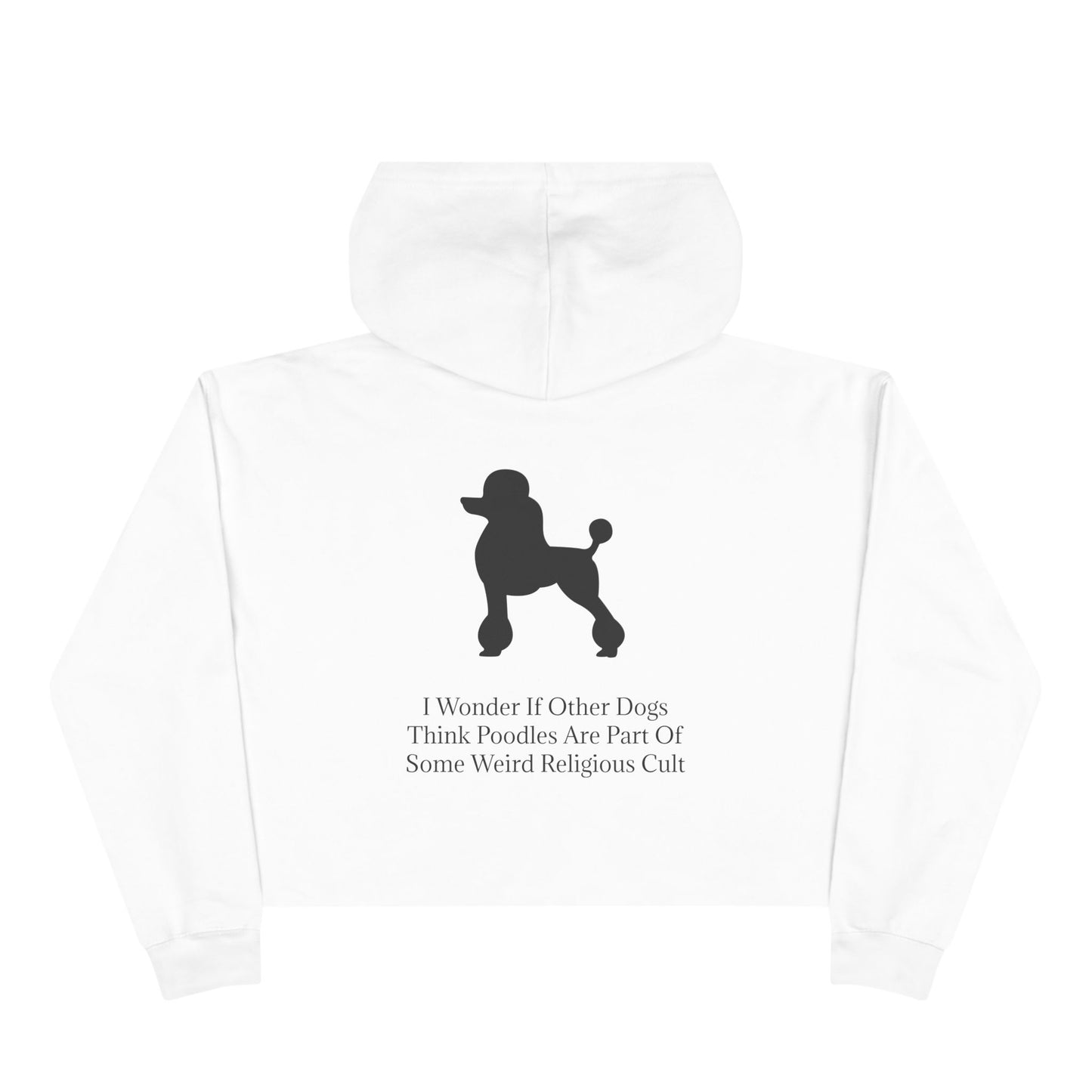 I Wonder Women's Crop Hoodie