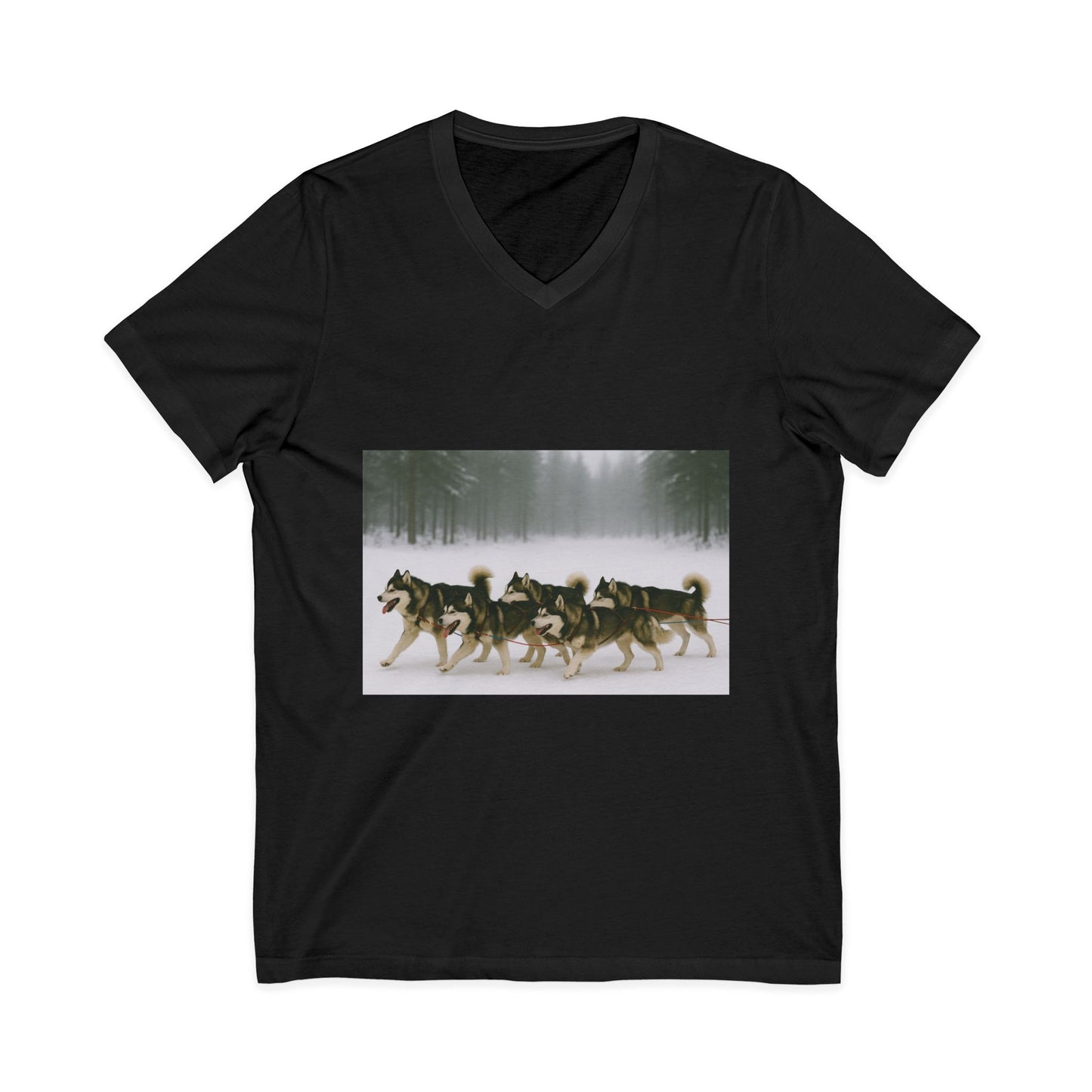 Mush On Unisex Short Sleeve V-Neck Tee