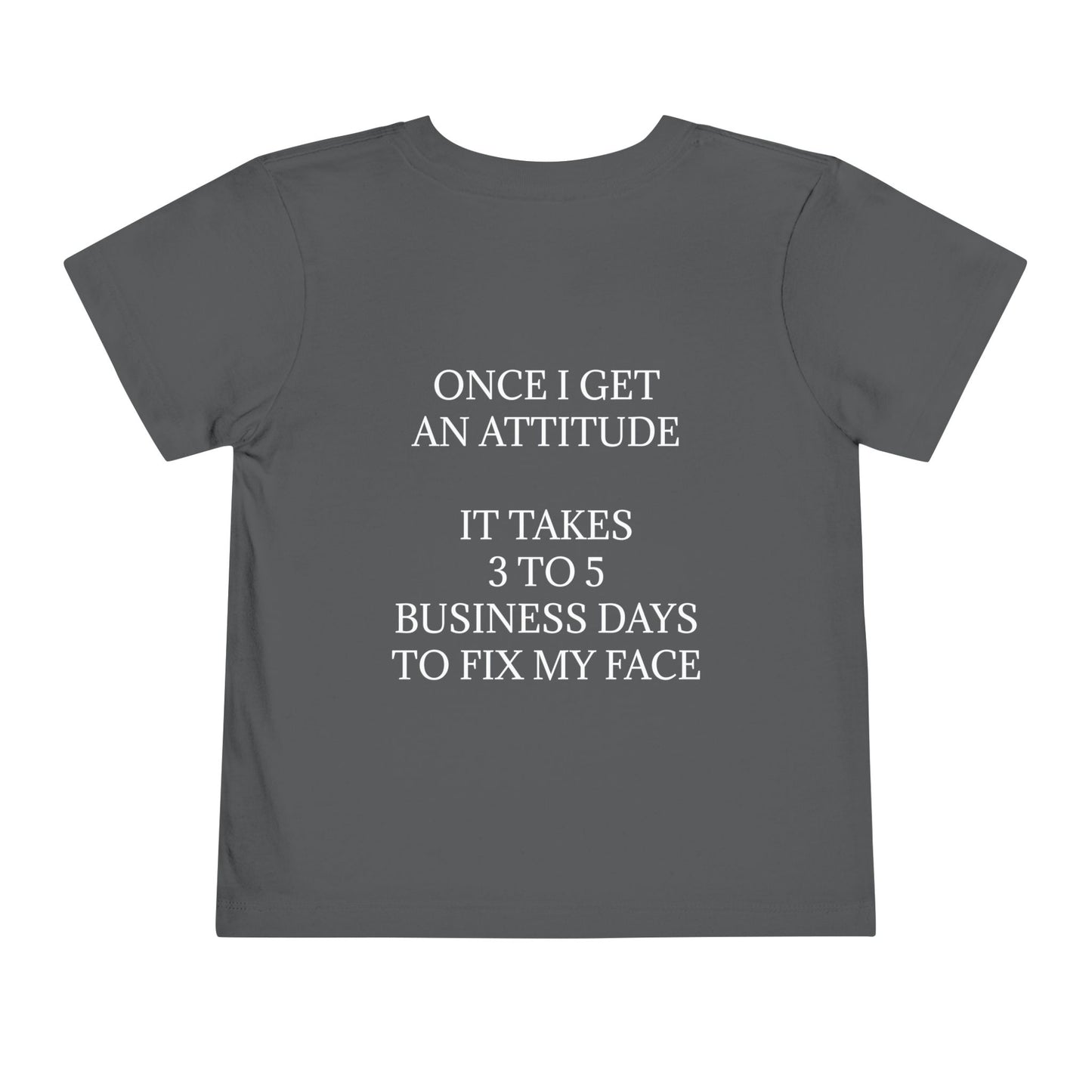 Fix My Face Toddler Unisex Short Sleeve Crewneck Tee