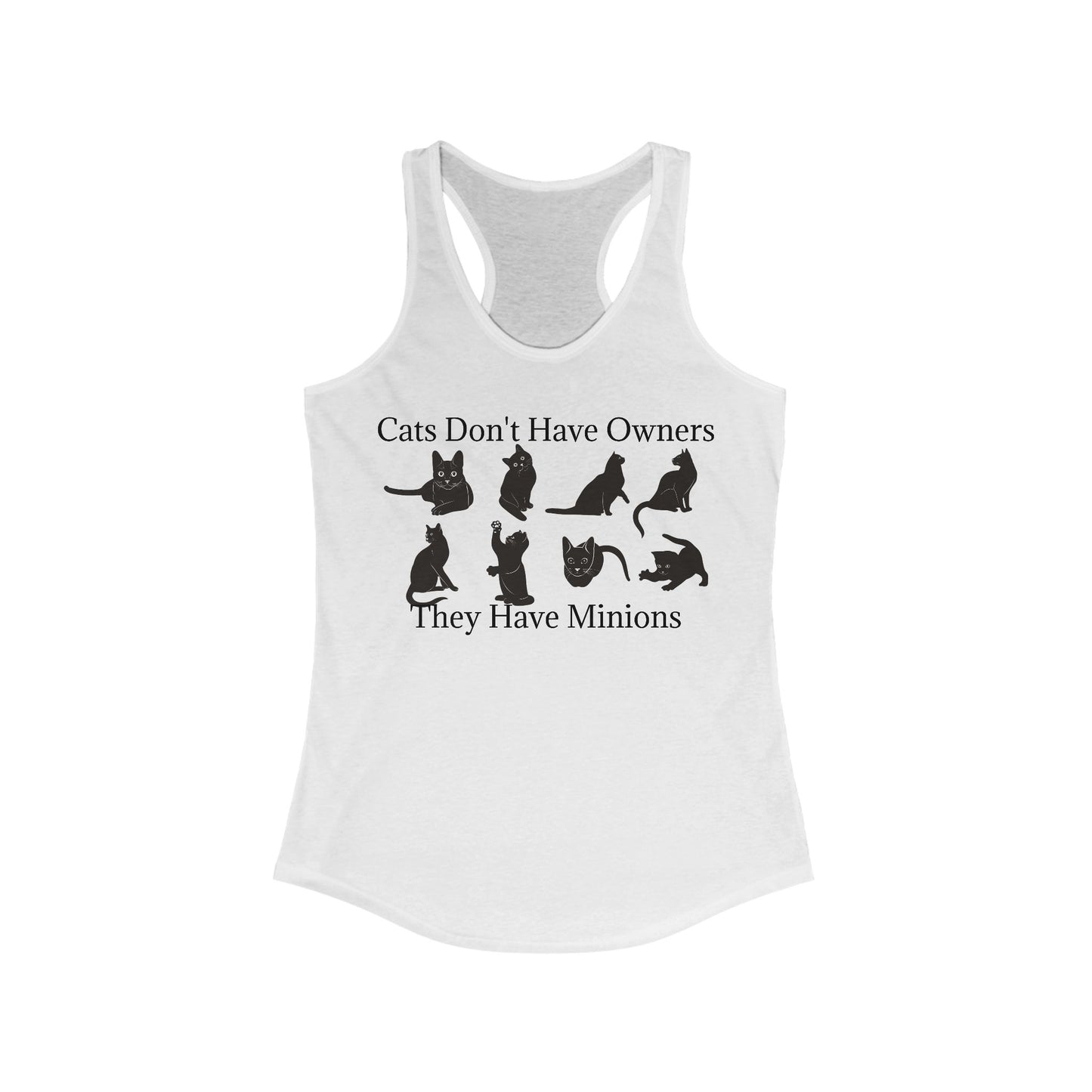 Cat Minions Women's Racerback Tank