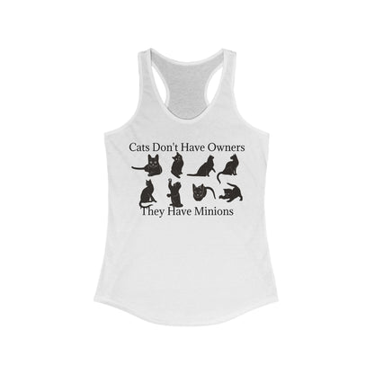 Cat Minions Women's Racerback Tank