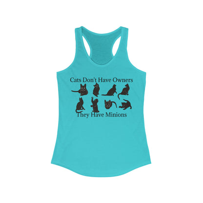 Cat Minions Women's Racerback Tank