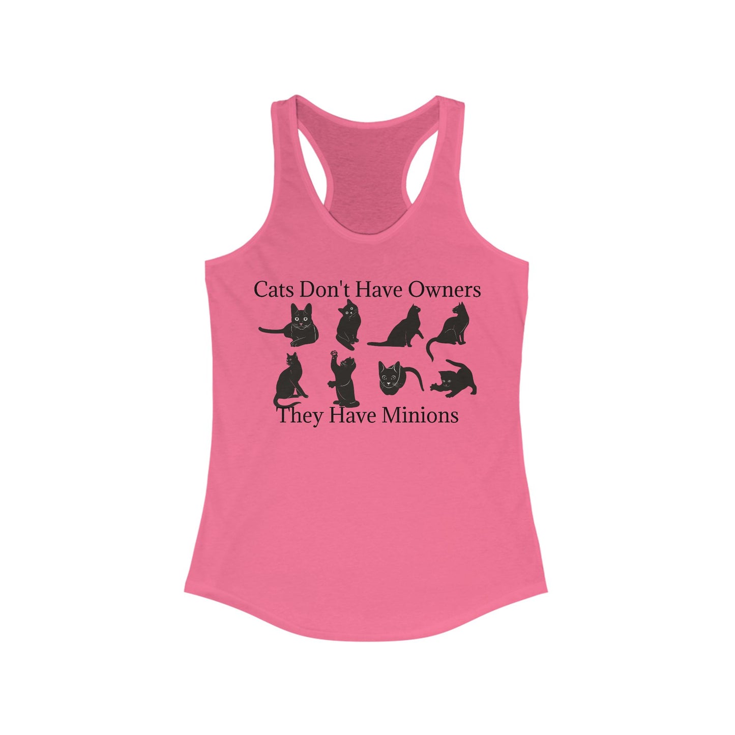 Cat Minions Women's Racerback Tank