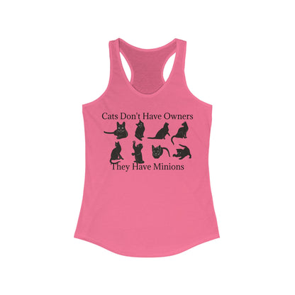 Cat Minions Women's Racerback Tank