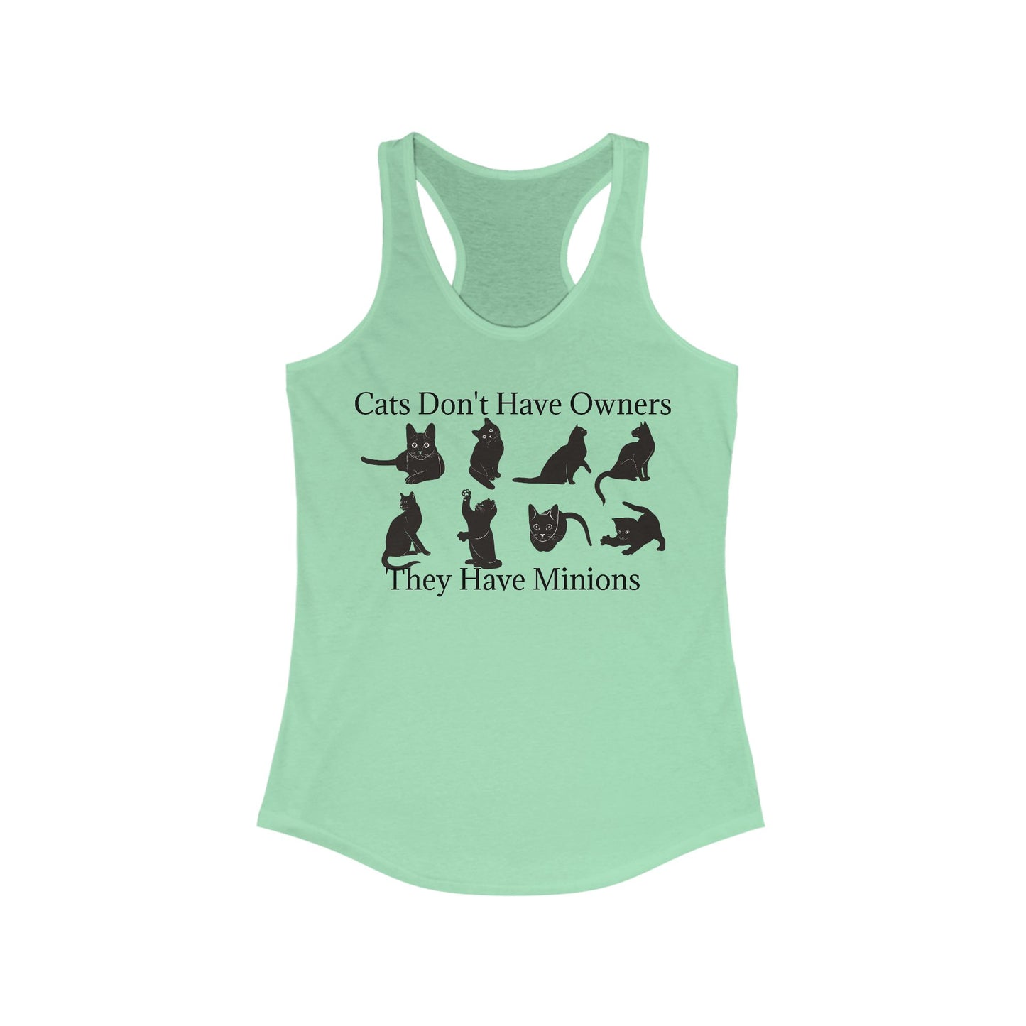 Cat Minions Women's Racerback Tank