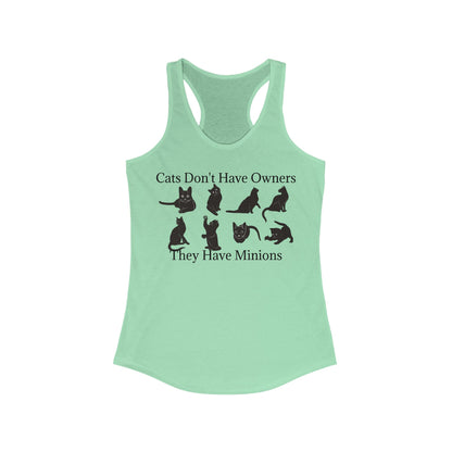 Cat Minions Women's Racerback Tank