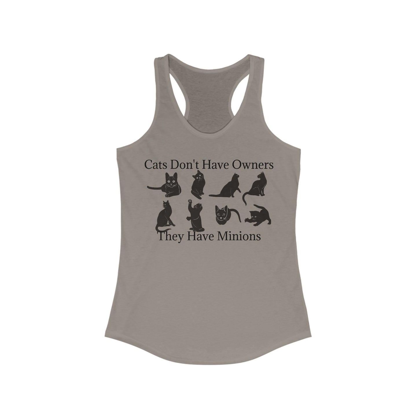 Cat Minions Women's Racerback Tank