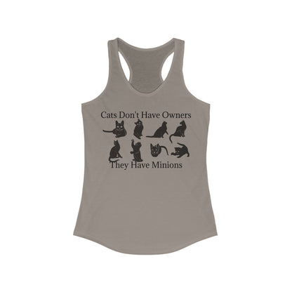 Cat Minions Women's Racerback Tank