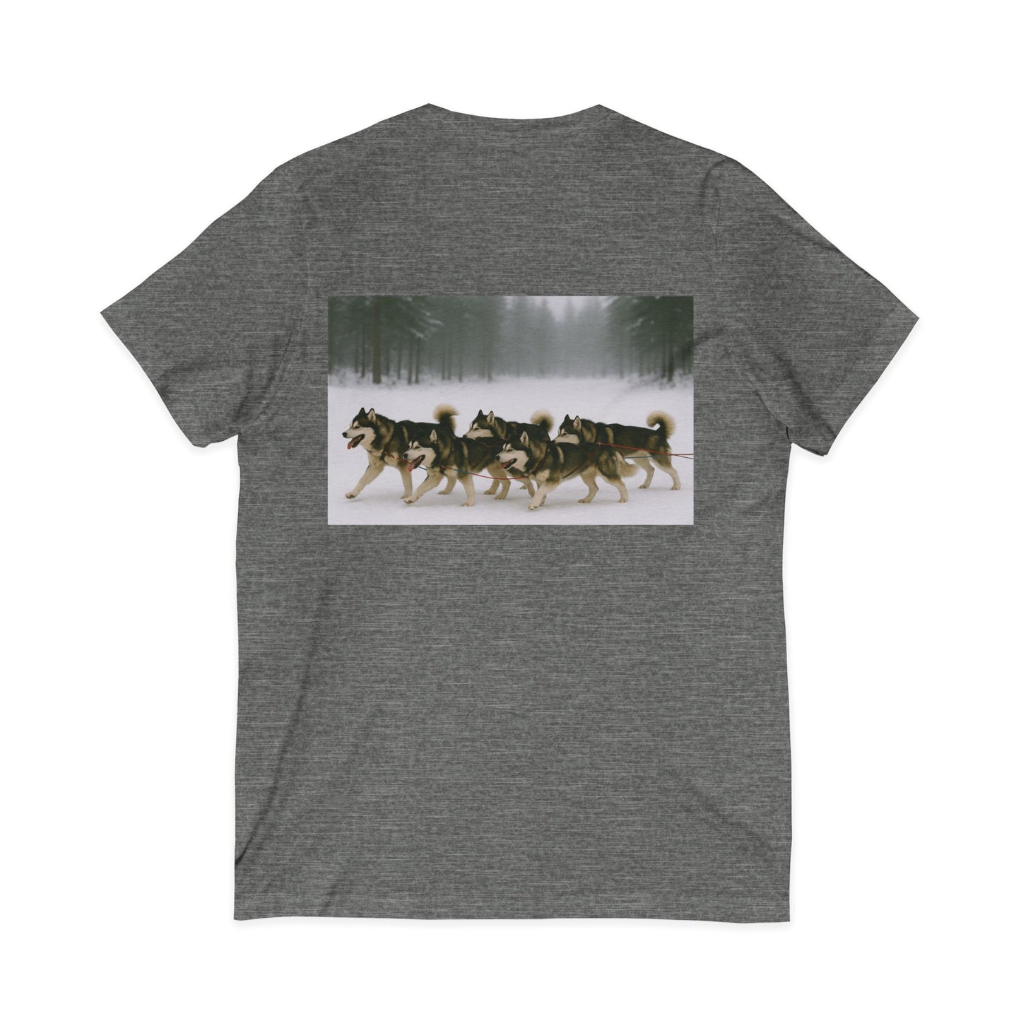 Mush On Unisex Short Sleeve V-Neck Tee