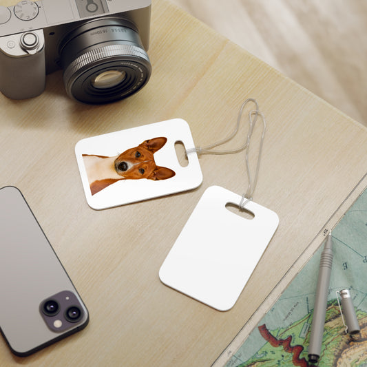 Basenji Head Luggage Tag