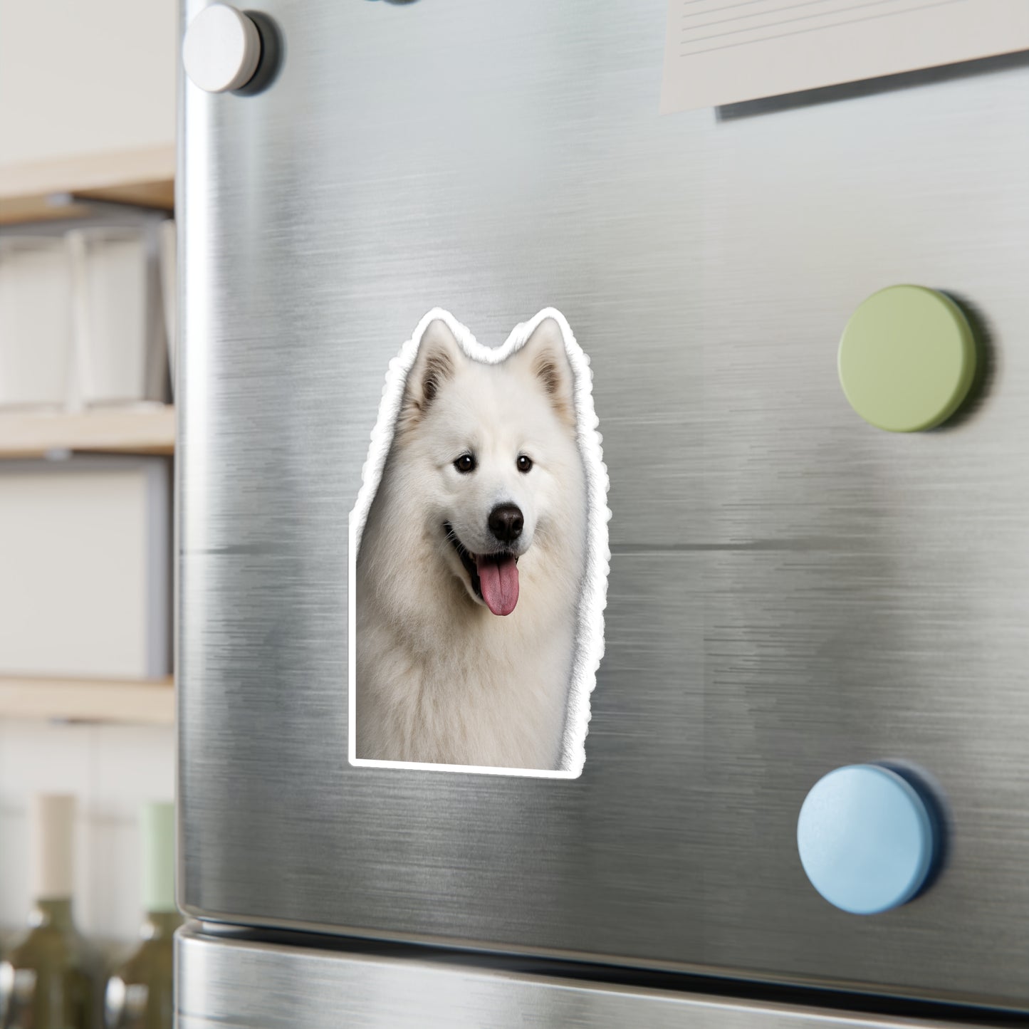 Samoyed Head Vinyl Decal