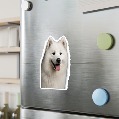Samoyed Head Vinyl Decal