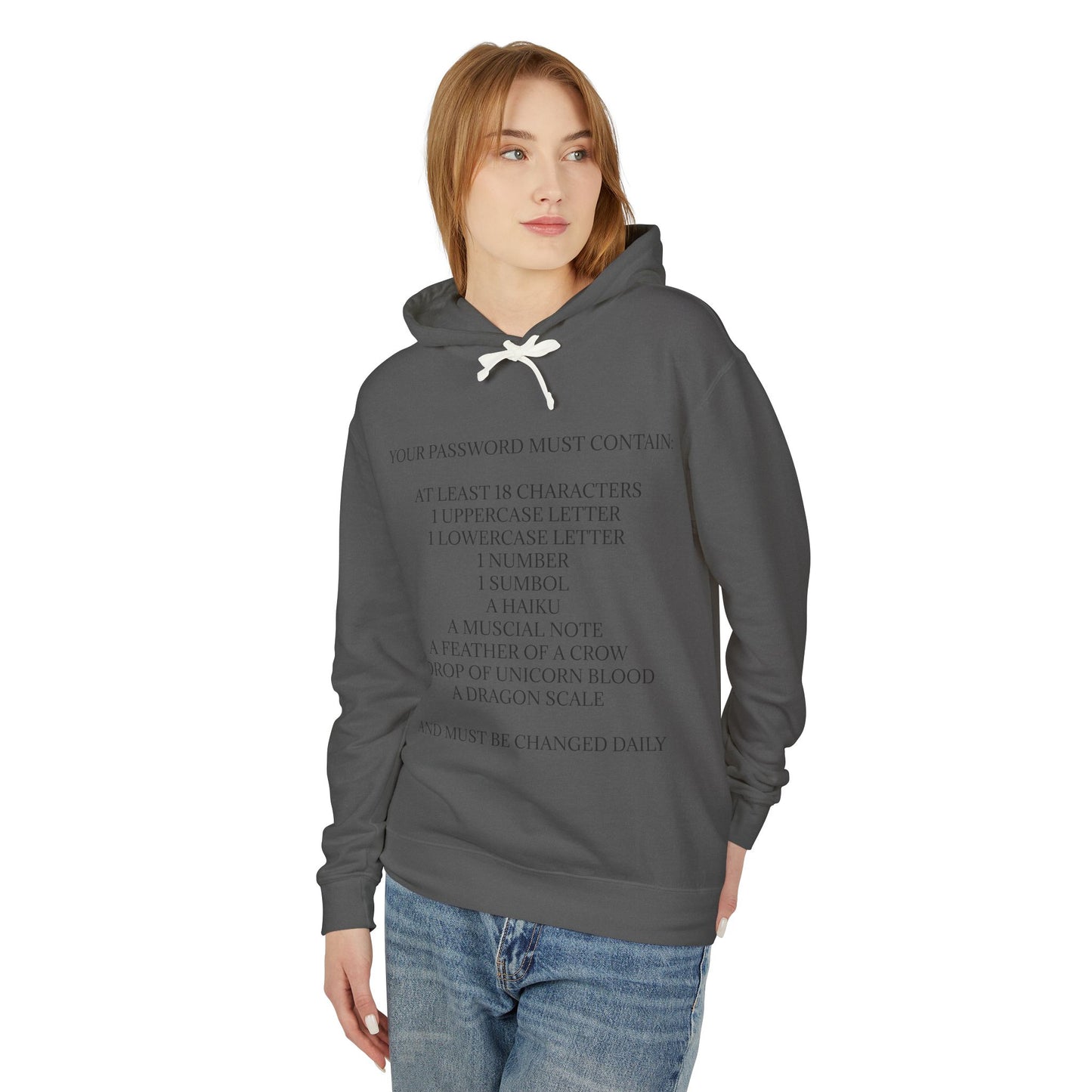 Password Unisex Lightweight Hoodie