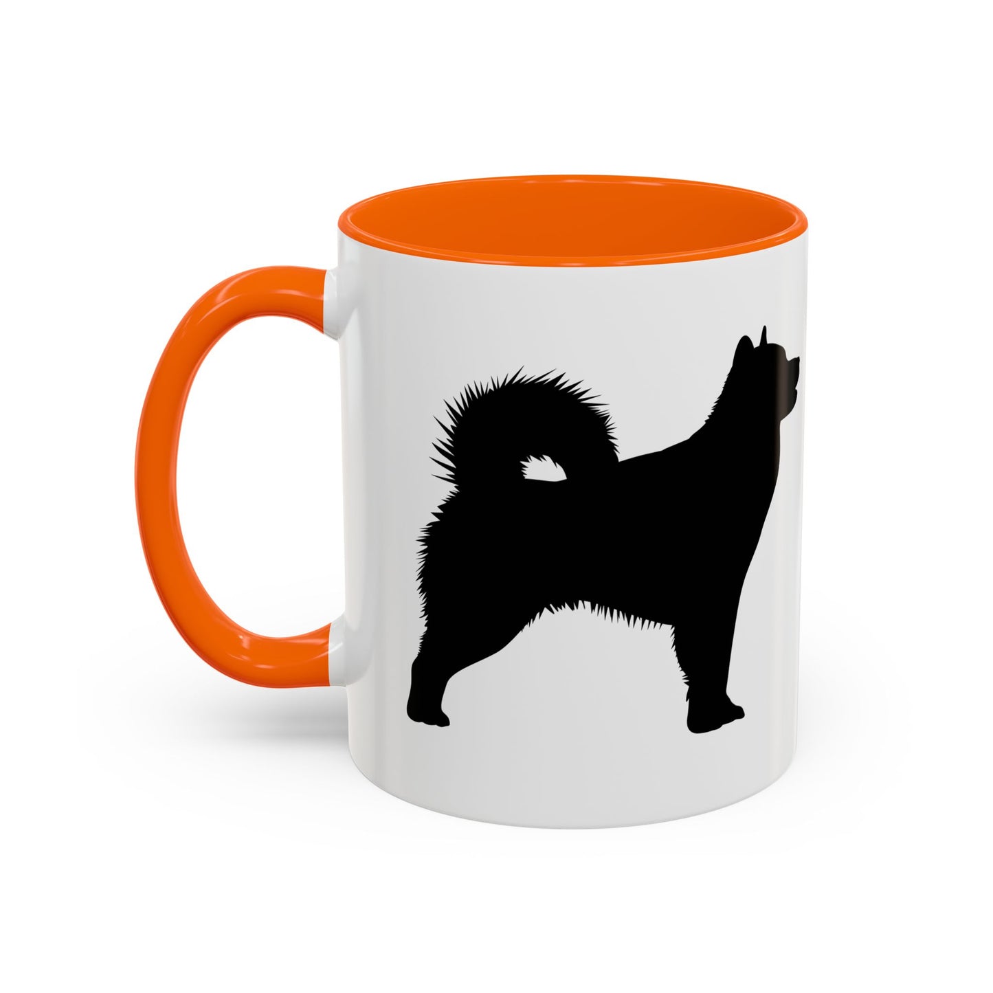 Malamute Silhouette 2-Tone Coffee Mug