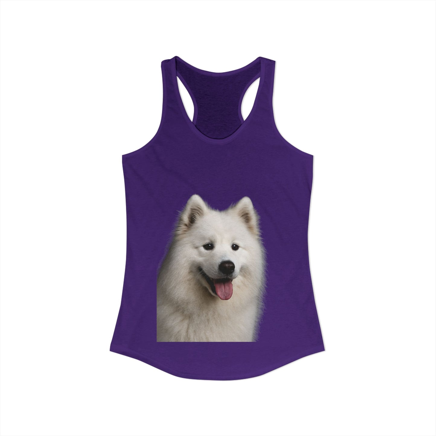 Samoyed Head Women's Racerback Tank