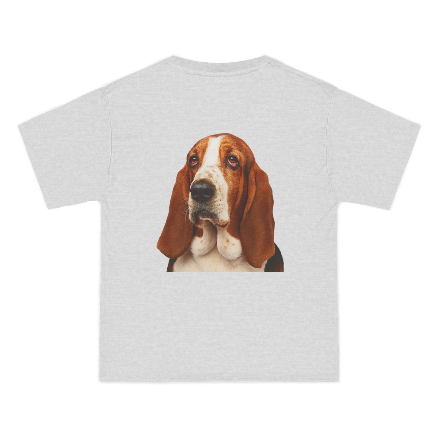 Basset Head Men's Short-Sleeve Crewneck Tee