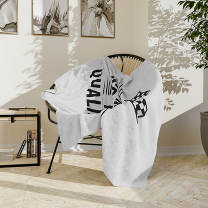 I"m Qualifying Velveteen Microfiber Blanket
