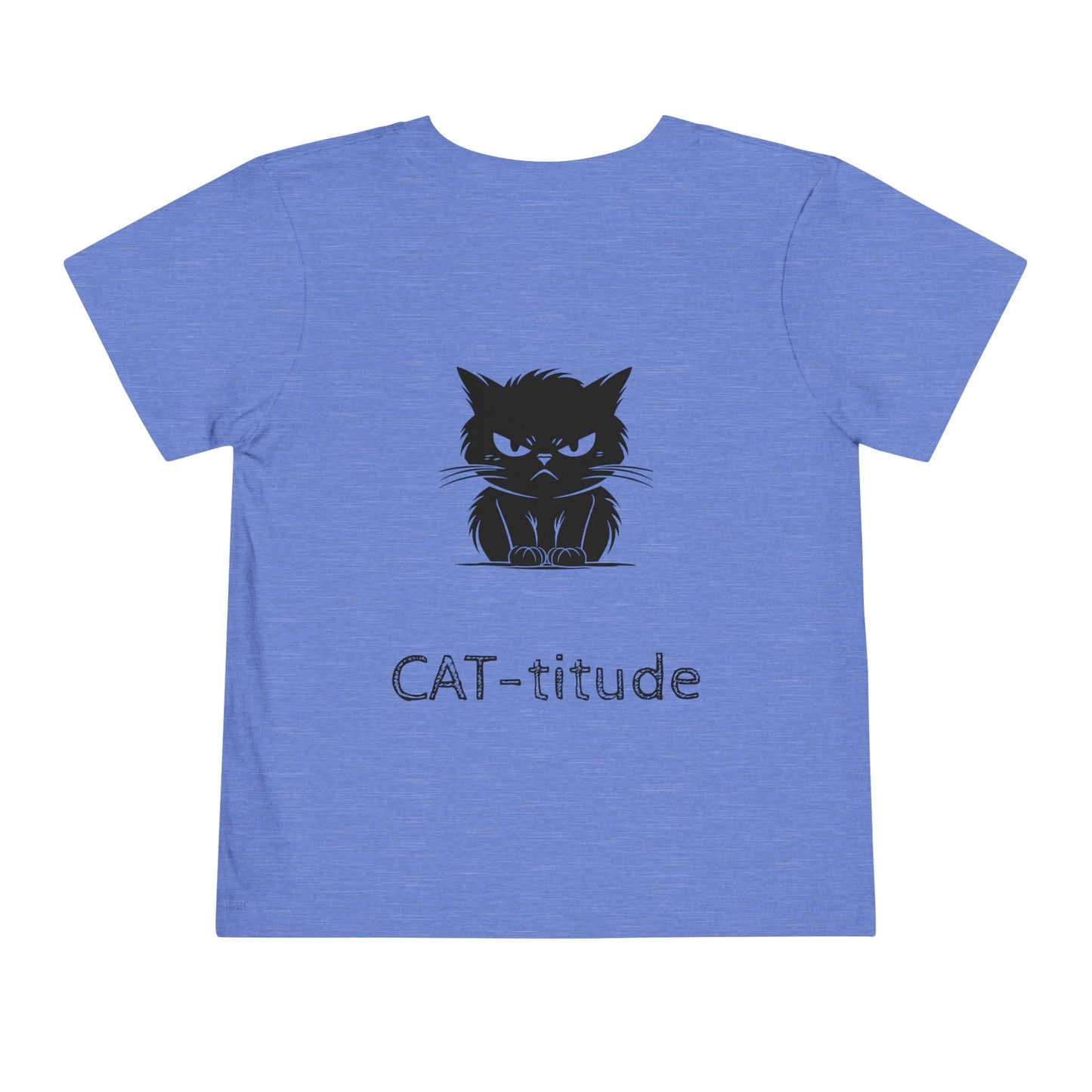 CAT-titude Toddler Unisex Short Sleeve Crewneck Tee