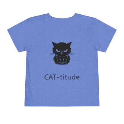 CAT-titude Toddler Unisex Short Sleeve Crewneck Tee
