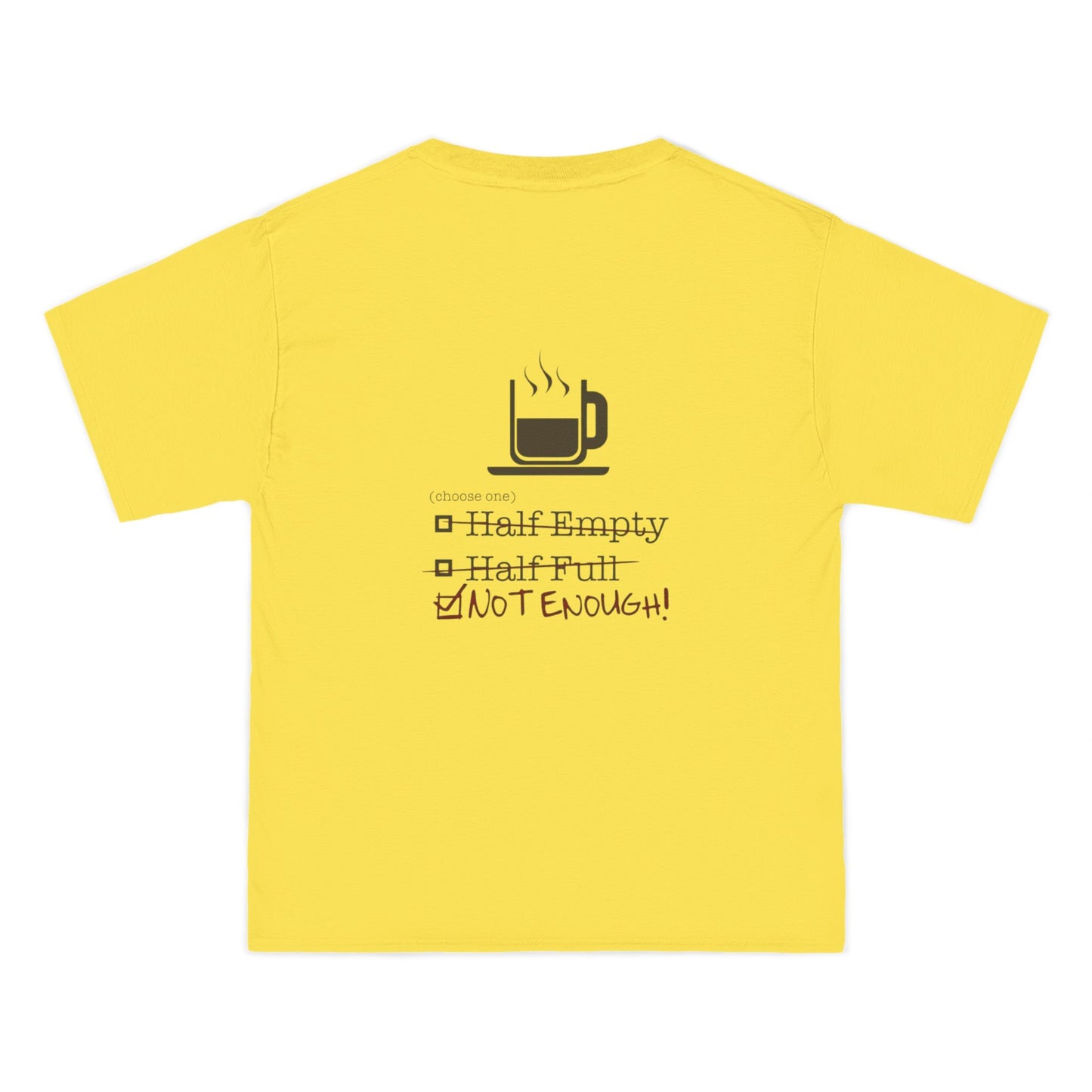 Not Enough Men's Short-Sleeve Crewneck Tee