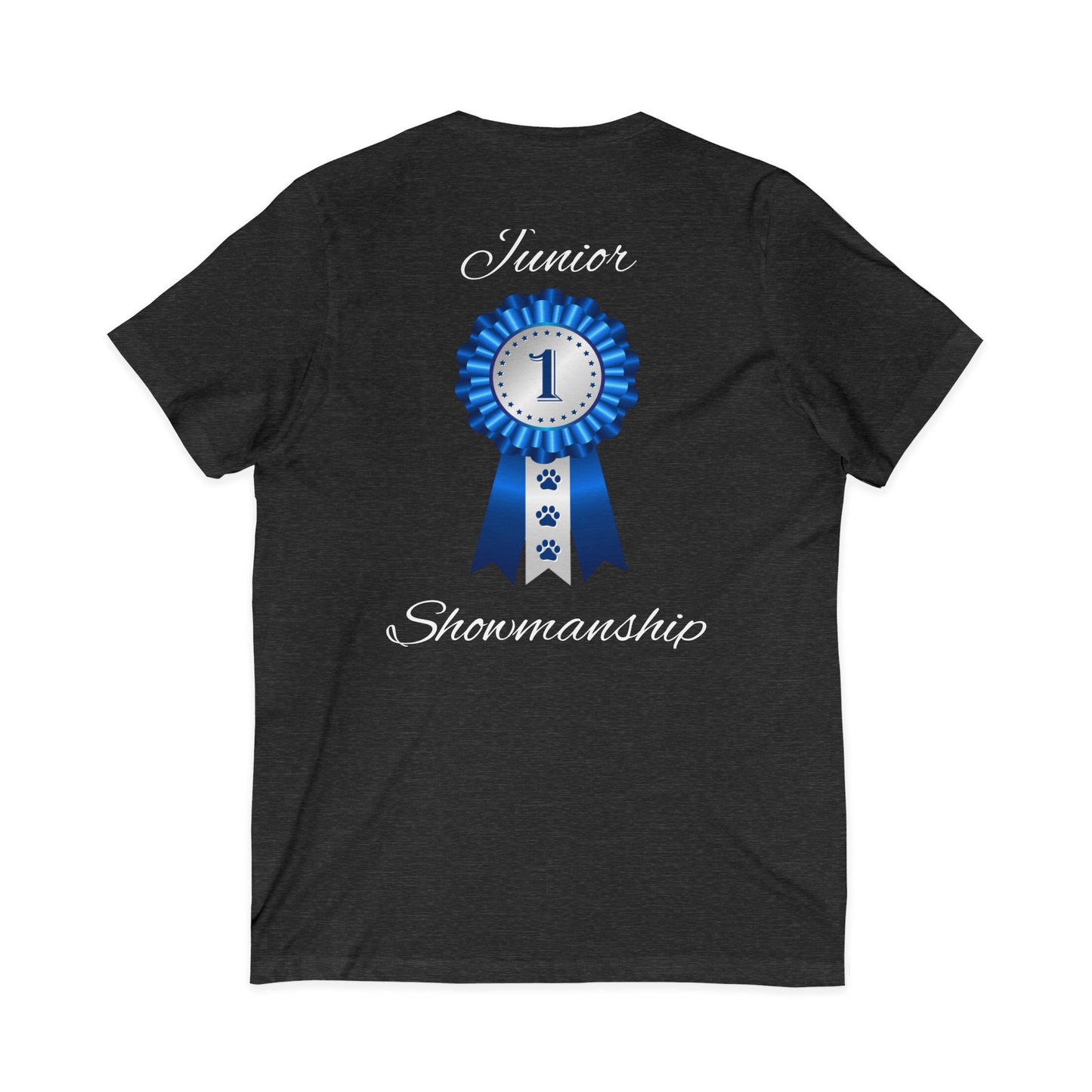 Junior Showmanship Unisex Short Sleeve V-Neck Tee