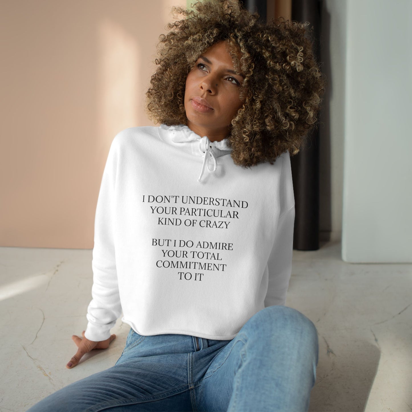 Kind Of Crazy Women's Crop Hoodie
