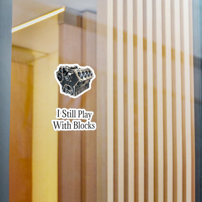 Play With Blocks Vinyl Decal