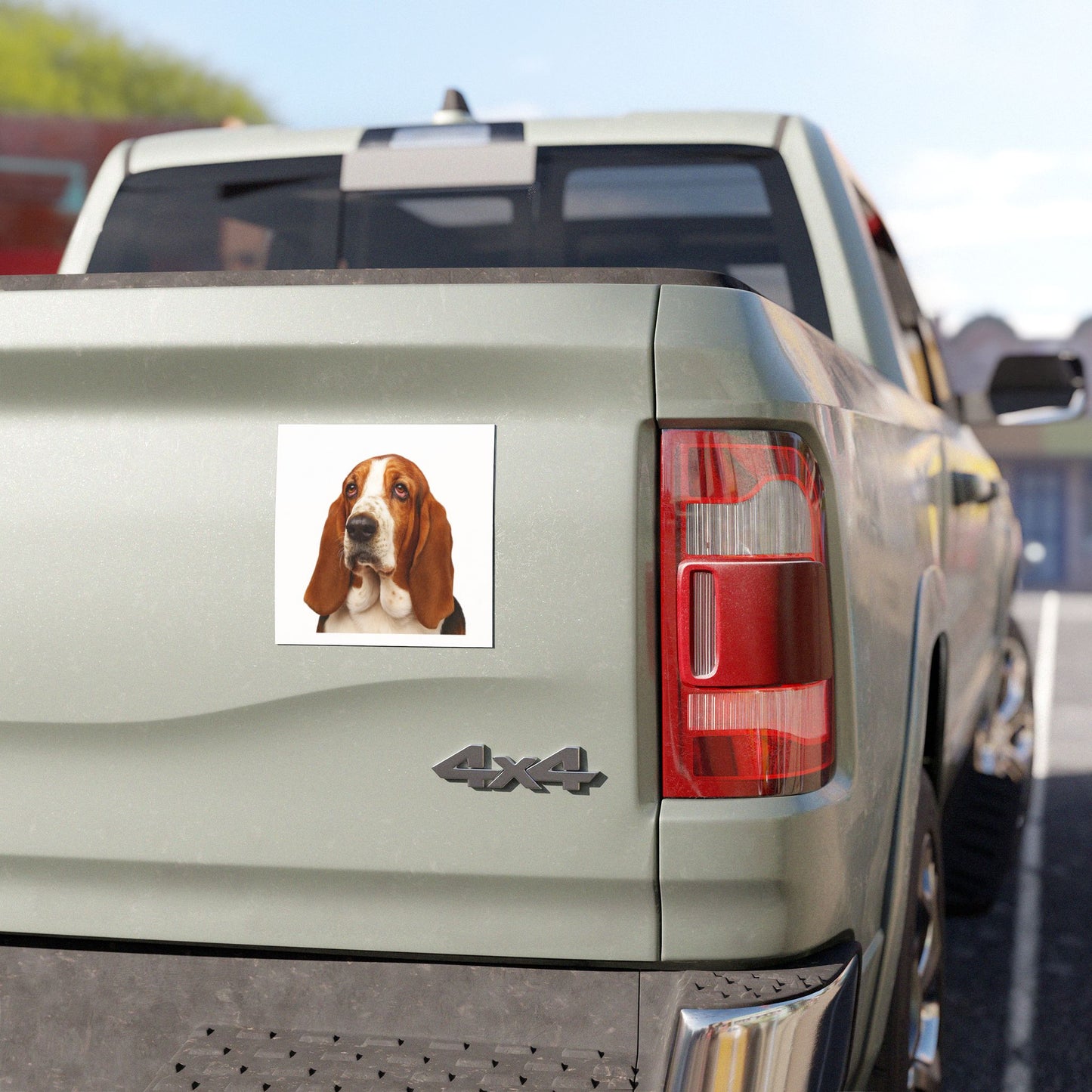 Basset Head Indoor/Outdoor Magnet