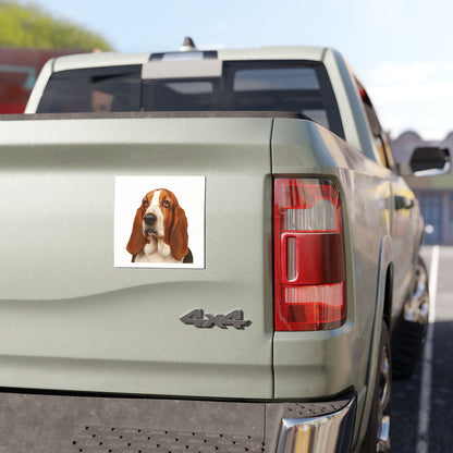 Basset Head Indoor/Outdoor Magnet