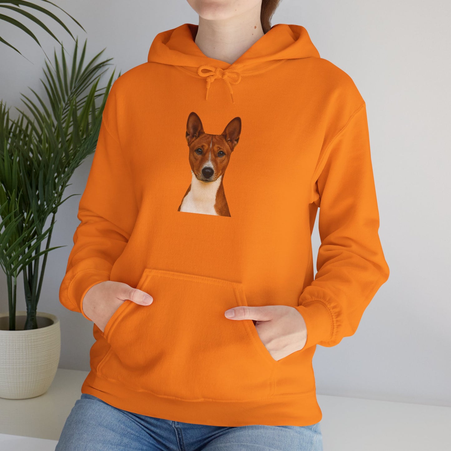 Basenji Head Unisex Hoodie