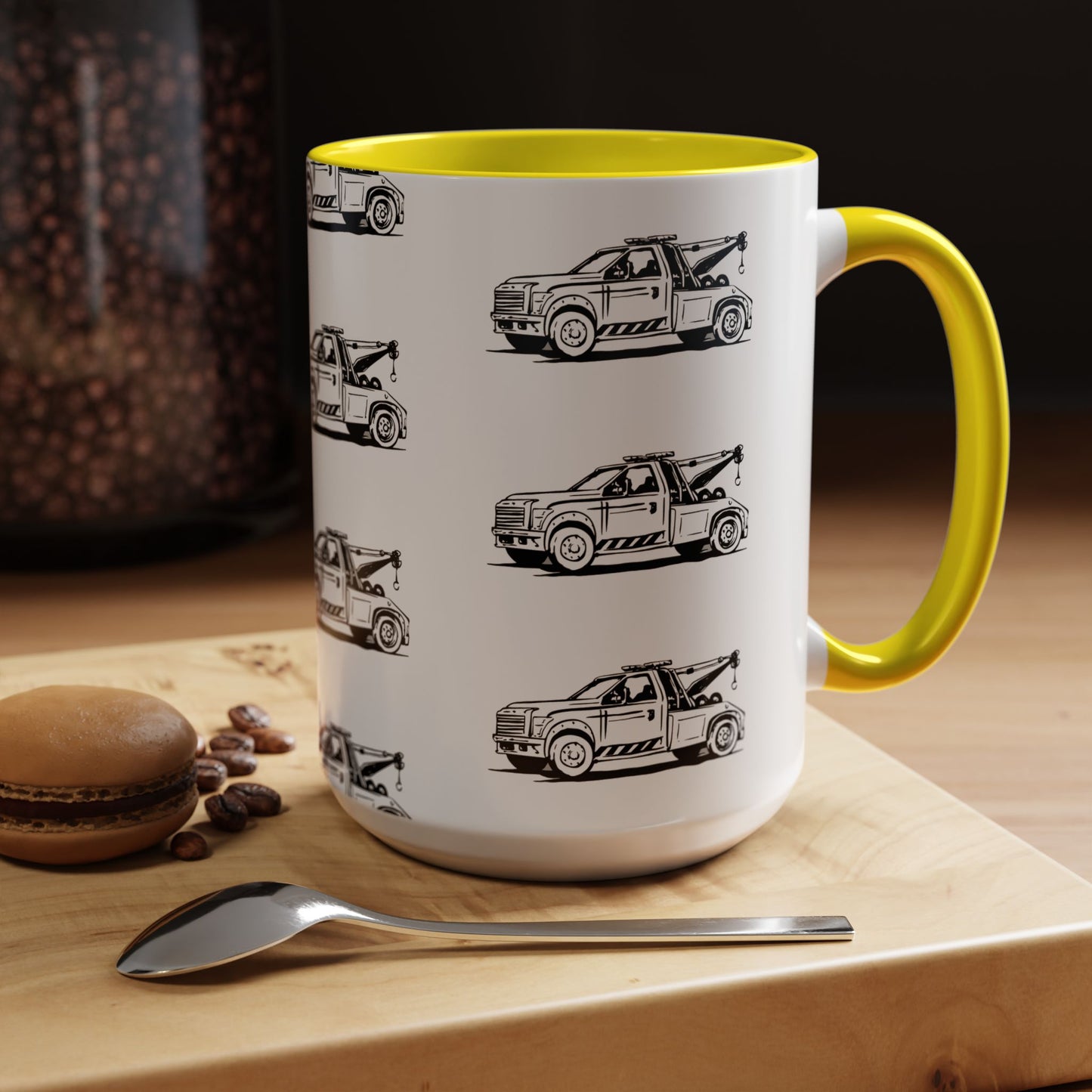 Wheel Lift Tow Truck 2-Tone Coffee Mug