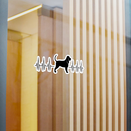 My Heart Beats For Bloodhounds Vinyl Decal