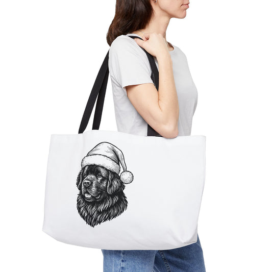 Santa Paws Newfie Weekender Tote Bag