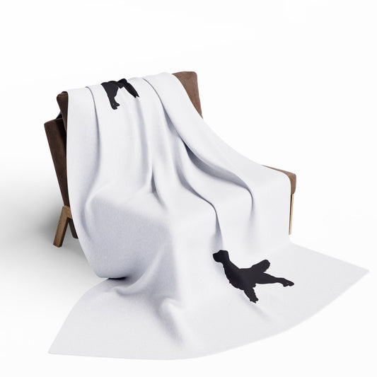 Golden Silhouette Arctic Fleece Blanket