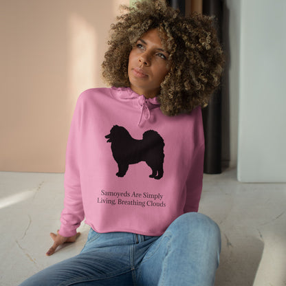 Clouds Women's Crop Hoodie