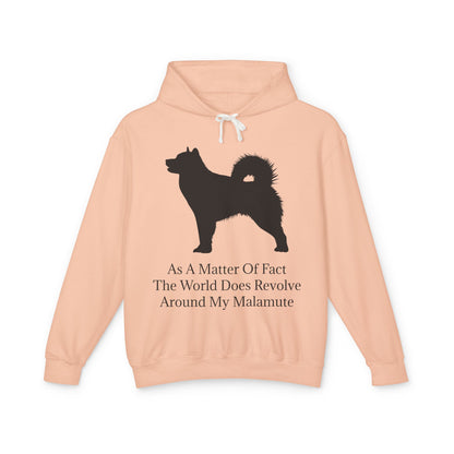 Matter Of Fact Malamute Unisex Lightweight Hoodie