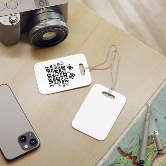 Racecar Backwards Luggage Tag