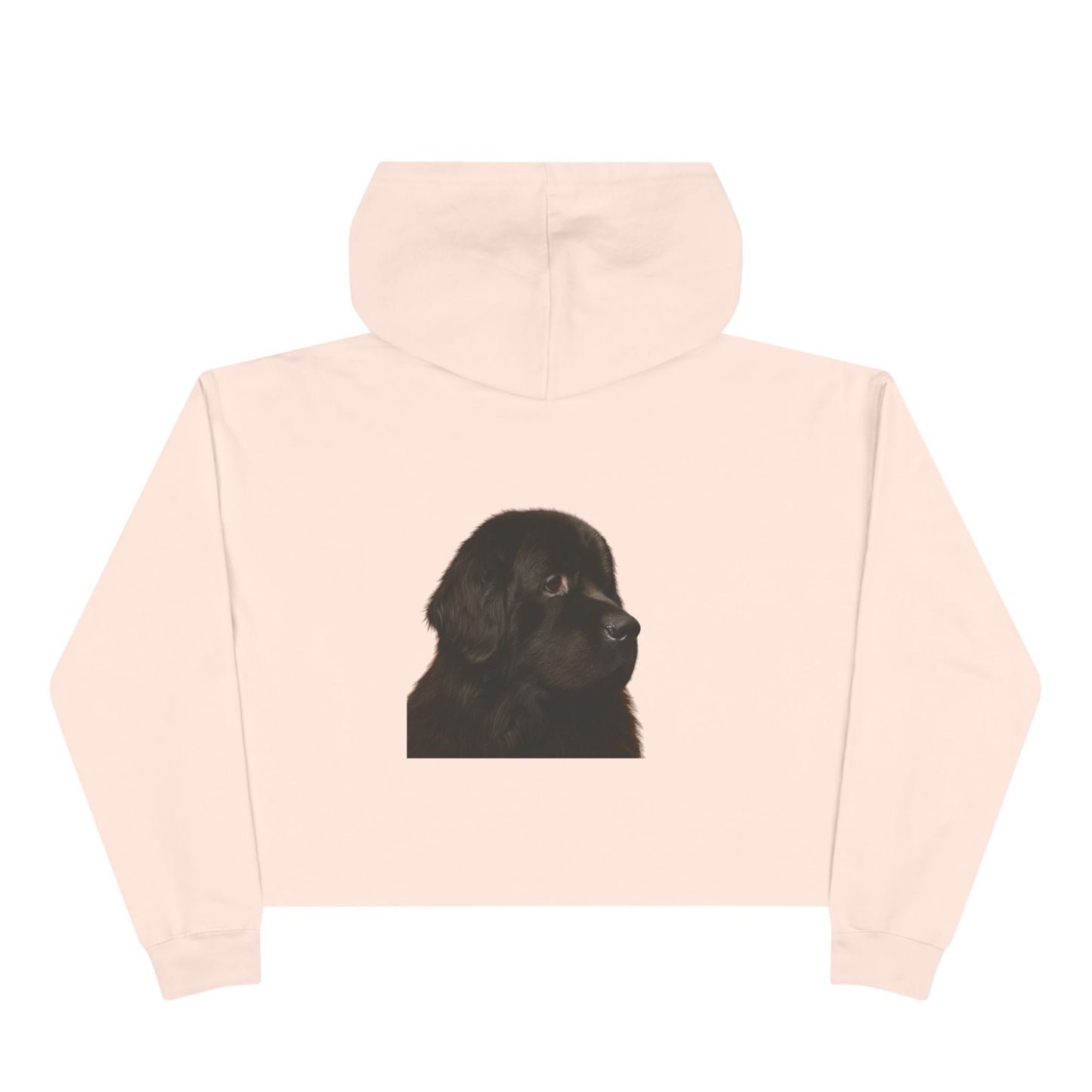 Newfie Head Women's Crop Hoodie