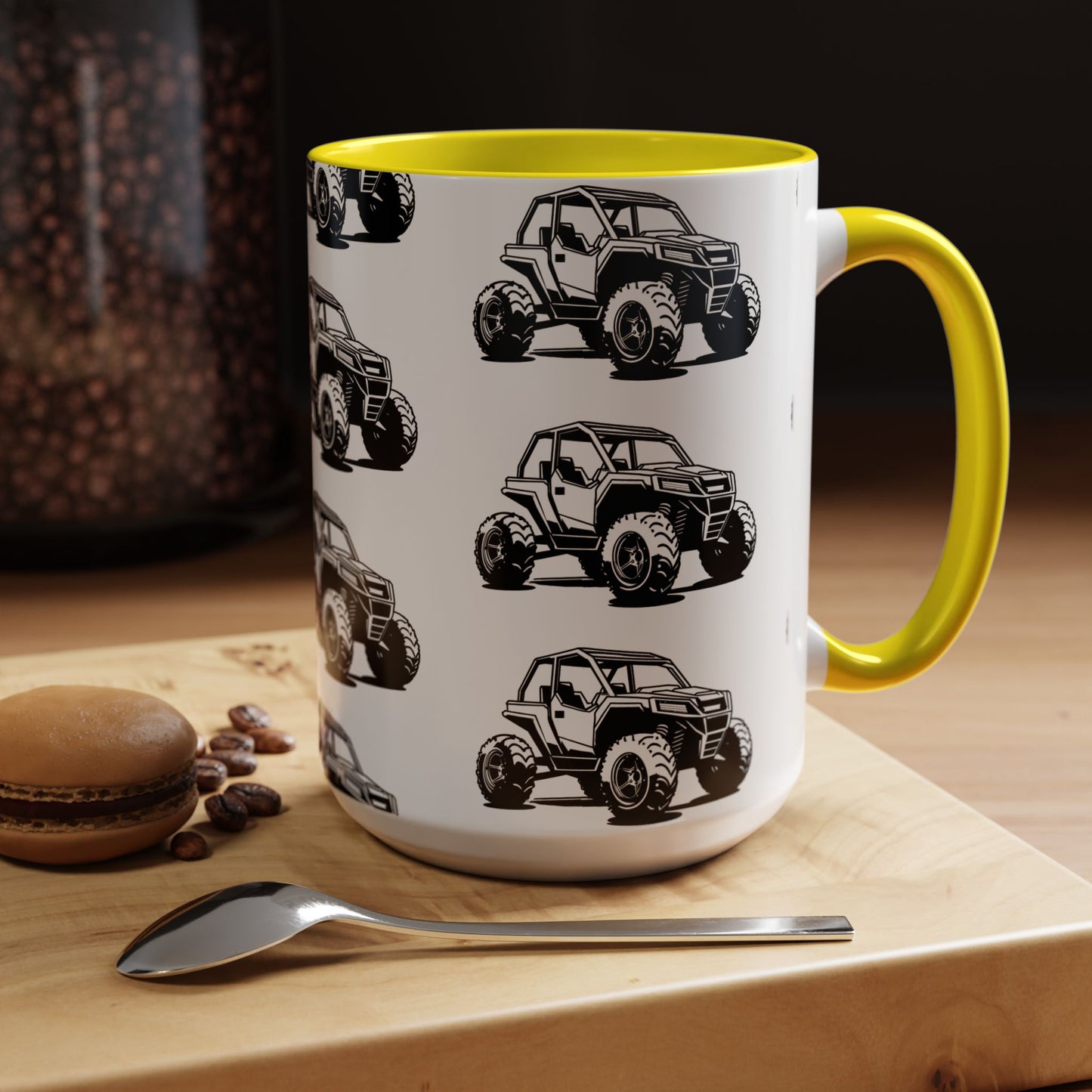 Off The Beaten Path Side By Side 2-Tone Coffee Mug
