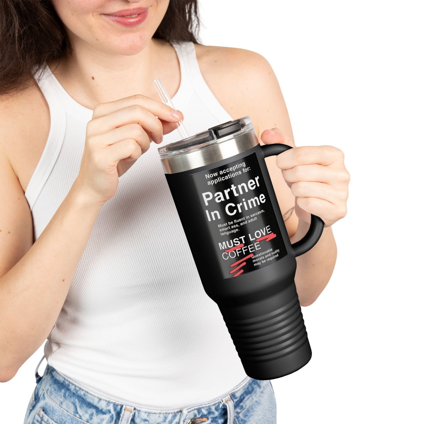 Partner In Crime Insulated Travel Mug