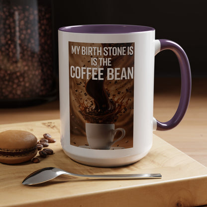 Birth Stone 2-Tone Coffee Mug