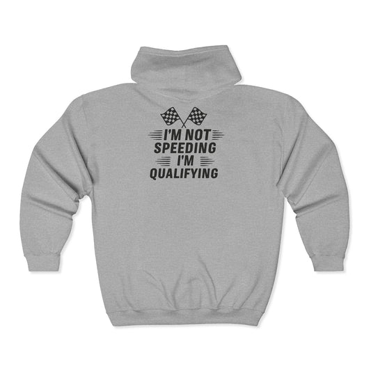 I'm Qualifying Unisex Full Zip Hoodie