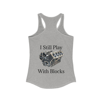 Play With Blocks Women's Racerback Tank