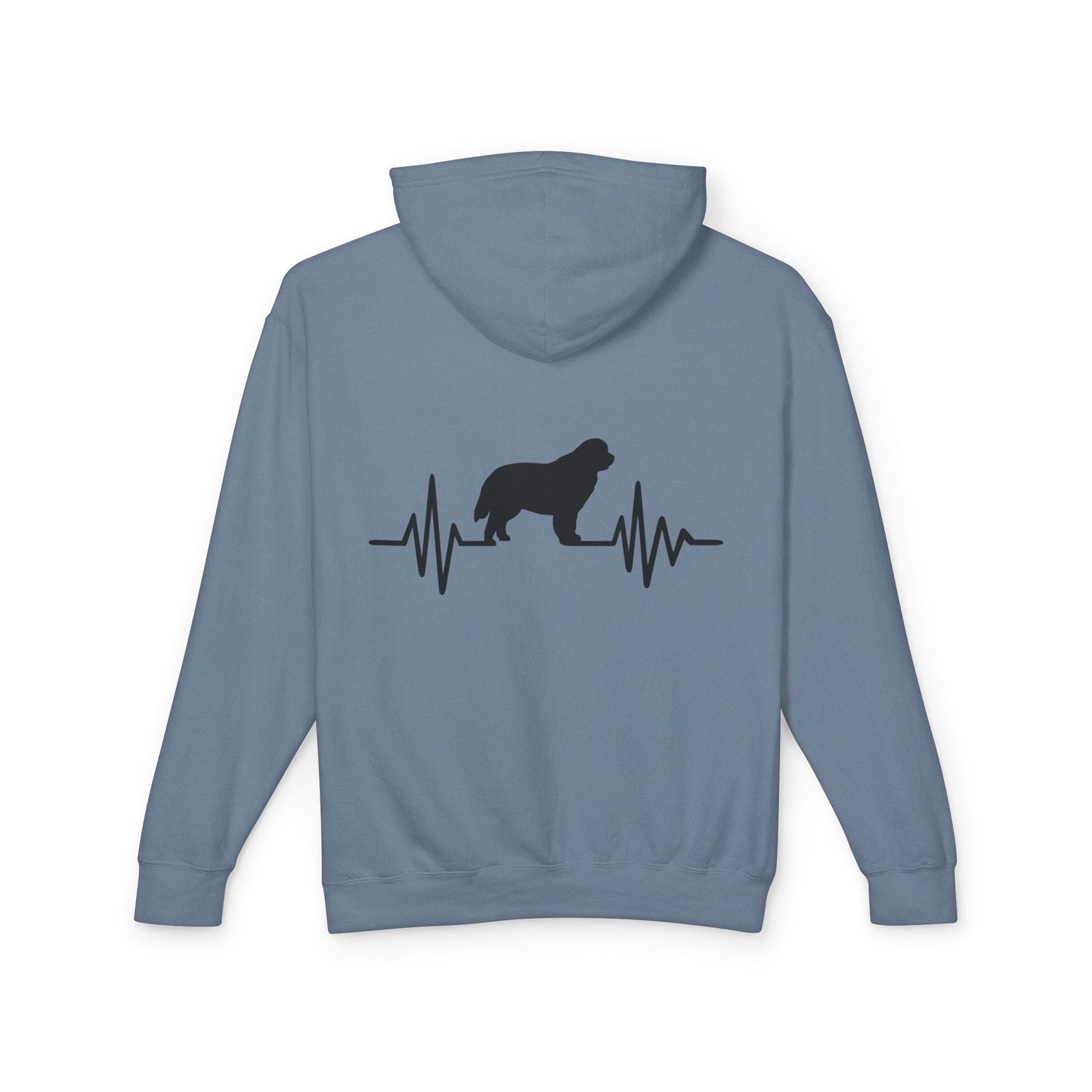 My Heart Beats For Newfies Unisex Lightweight Hoodie